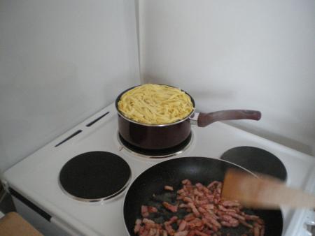 hum les bonnes p�tes carbo..